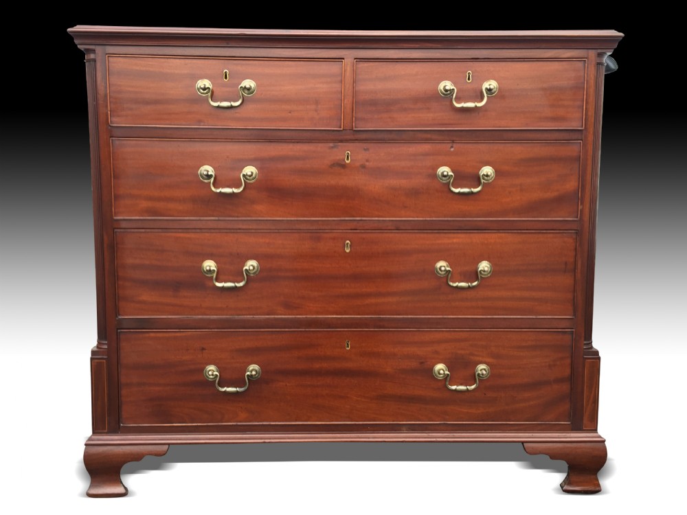 a good george iii mahogany chest of drawers