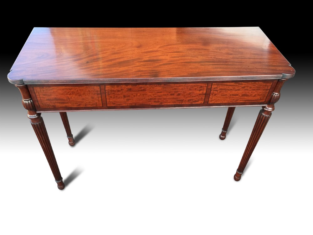 regency mahogany console table attributed to gillows
