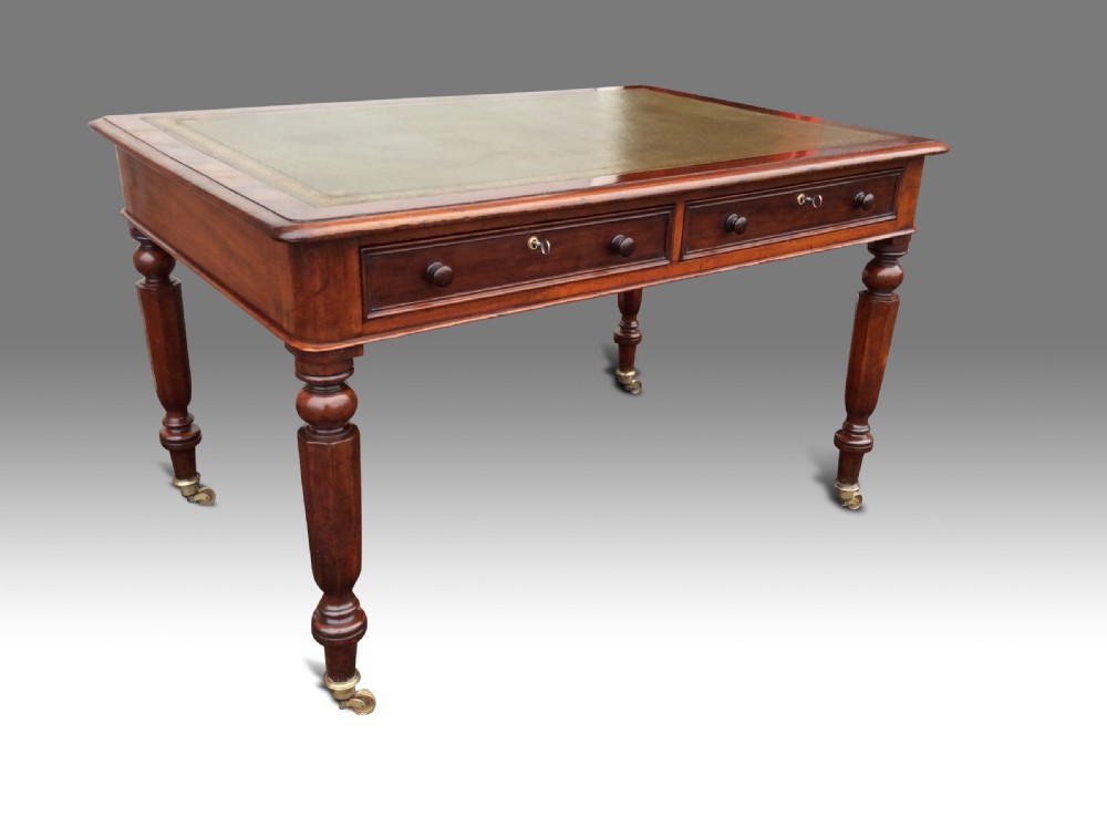 a fine william iv mahogany writing table