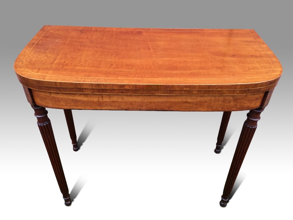 a fine george iii mahogany tol card table
