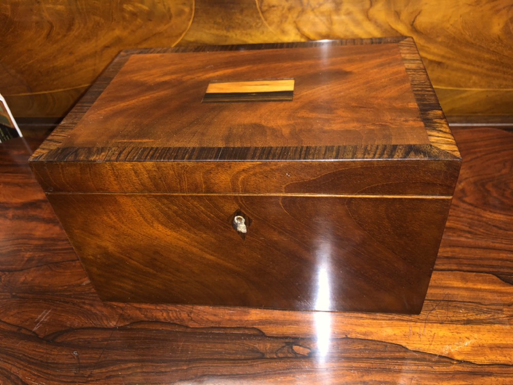 regency mahogany box