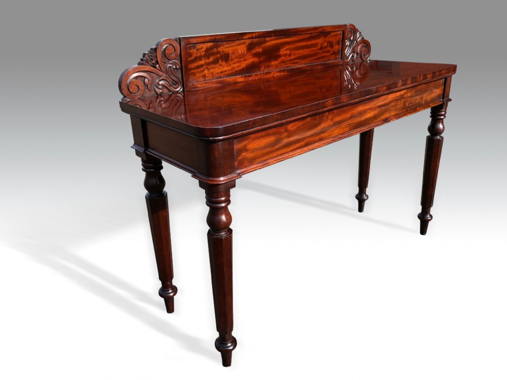 a william iv mahogany colsole serving table