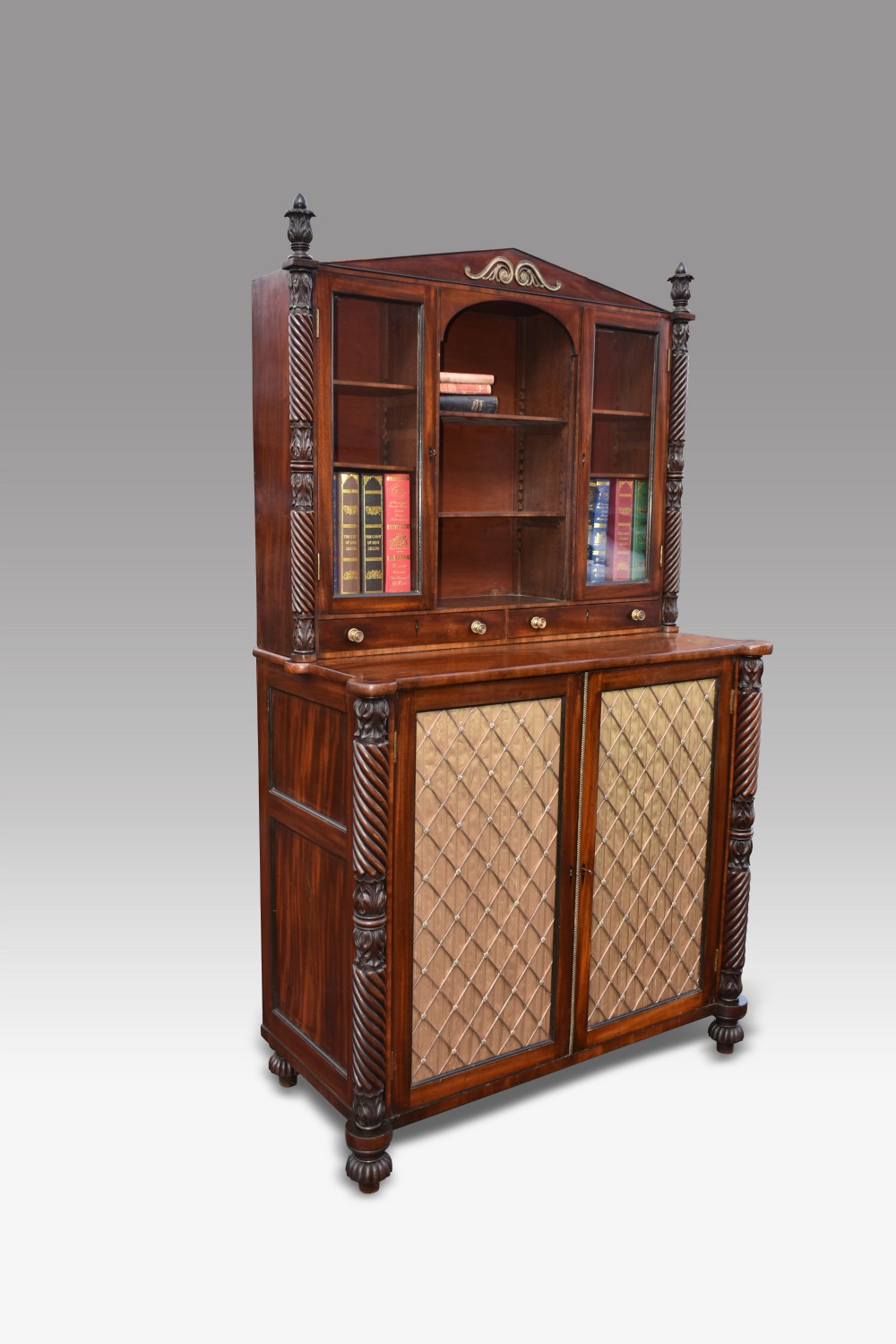 a superb regency irish probably cork side cabinet