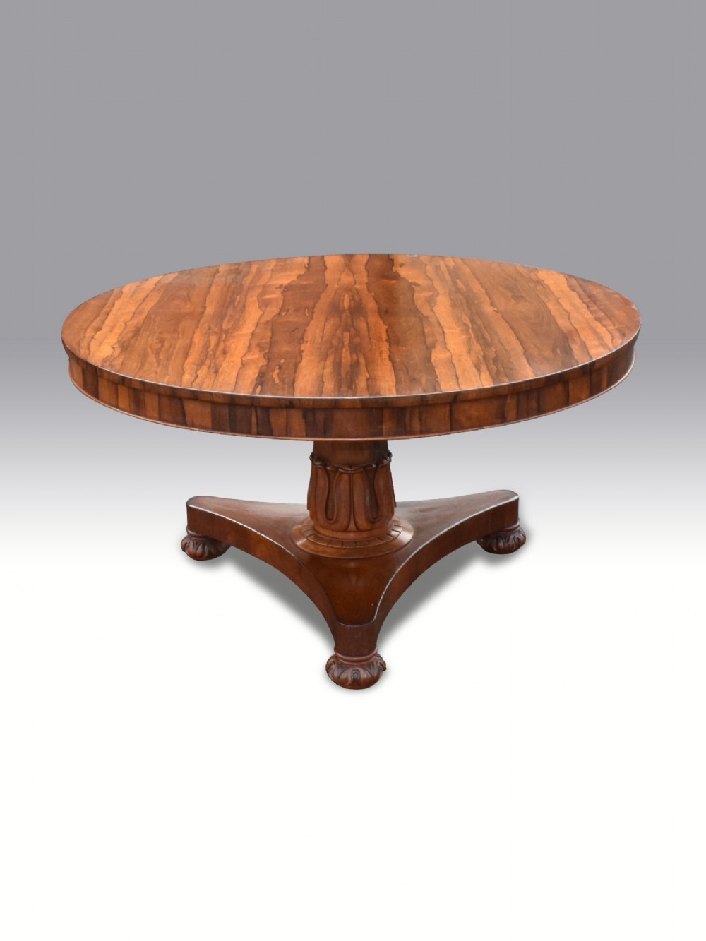 a late regency rosewood centre table