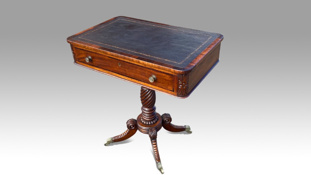a fine regency irish mahogany table in the manner of williams gibton dublin